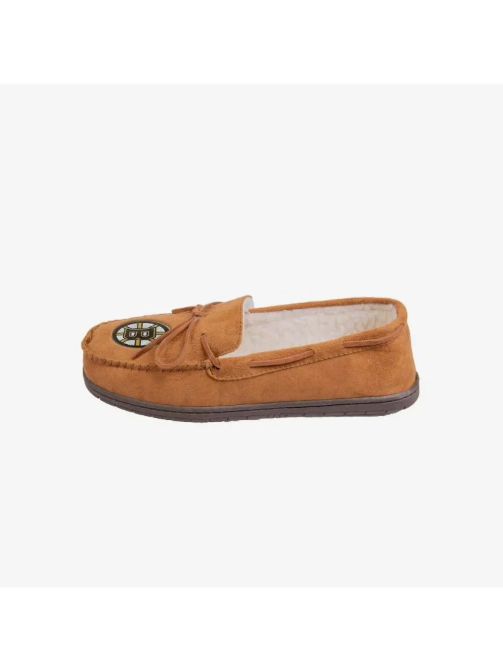 Boston Bruins NHL Moccasin Slippers Men's Size 13-14 XL Fleece Lined New in Box